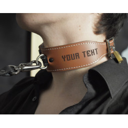 PiShock Genuine Leather Locking Shock Collar, Custom Puppy Training Estim, Wifi Electric Leather BDSM Toy