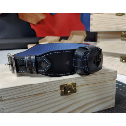 PiShock Genuine Leather Locking Shock Collar, Custom Puppy Training Estim, Wifi Electric Leather BDSM Toy