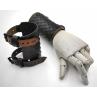 Genuine Leather Bracer Dragon Scale Arm Guard Custom Made Fantasy Cosplay Bracelet Handmade