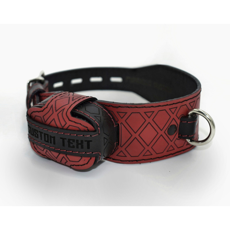 PiShock Premium Leather Shock Collar, Wifi Controlled Internet Electric Collar,BDSM Locking Collar, Luxury Puppy Play