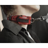 PiShock Premium Leather Shock Collar, Wifi Controlled Internet Electric Collar,BDSM Locking Collar, Luxury Puppy Play