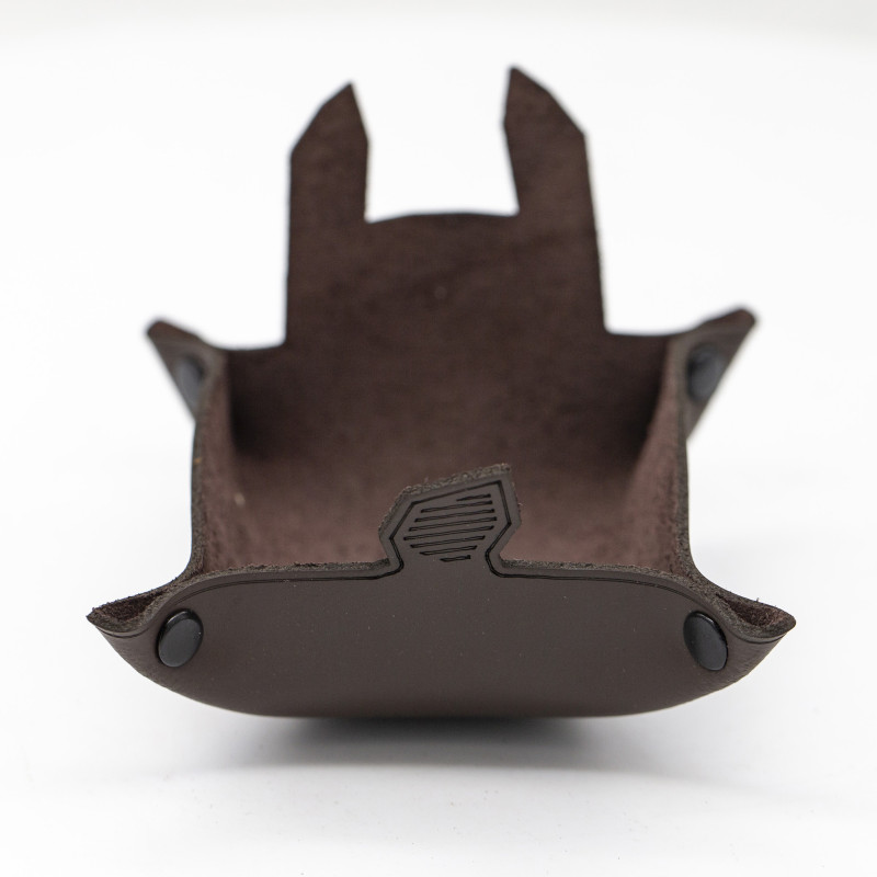 Genuine Premium Leather Tray – Small Size with Engraved Design