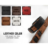 Set of Custom Leather Wristbands, Geniune Leather own text, custom symbols
