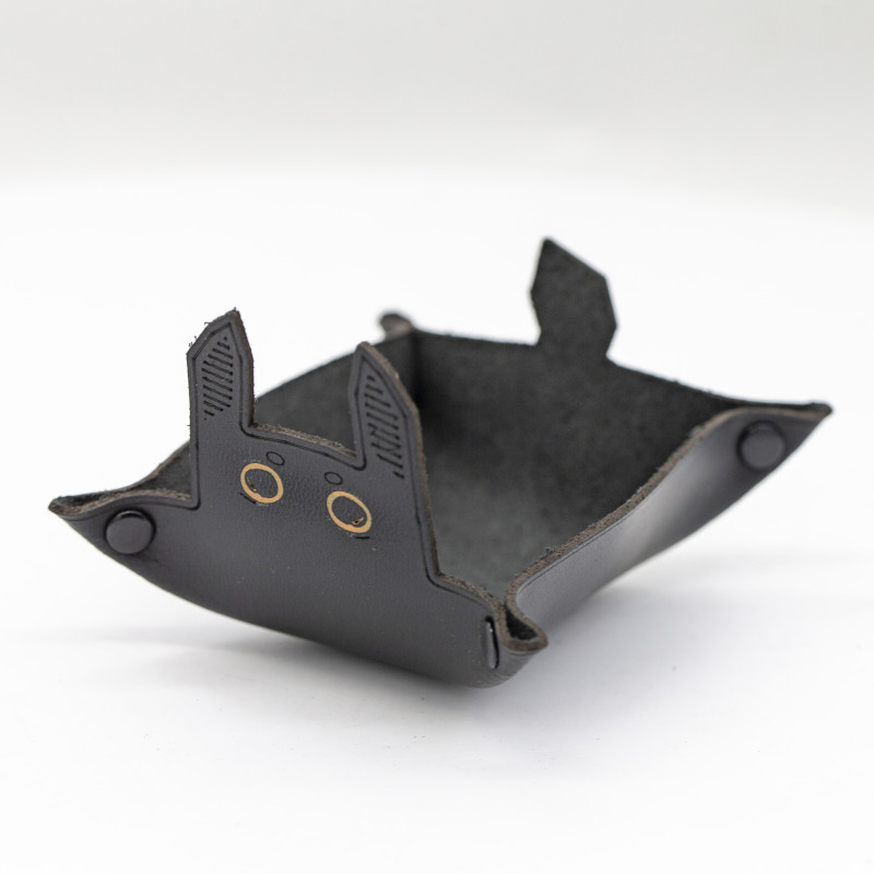 Genuine Premium Leather Tray – Small Size with Engraved Design