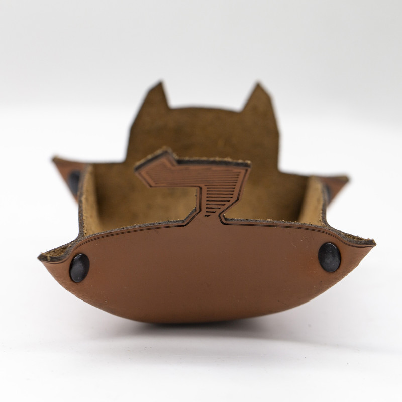 Genuine Premium Leather Tray – Small Size with Engraved Design