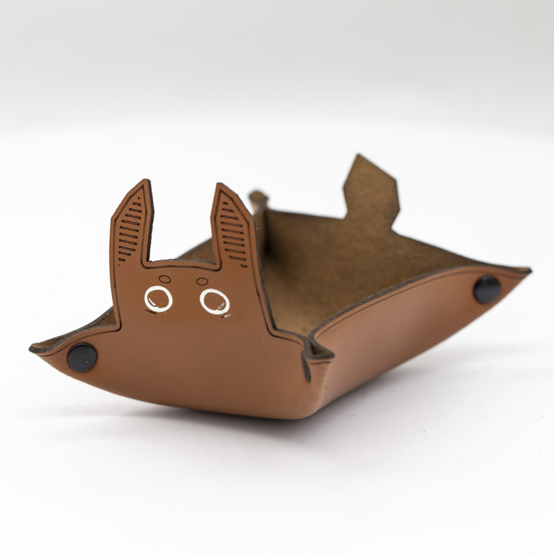 Genuine Premium Leather Tray – Small Size with Engraved Design