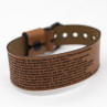 Genuine Premium Leather Wristband – Customizable with Your Uploaded Graphics