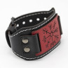 Genuine Premium Leather Wristband – Customizable with Your Uploaded Graphics