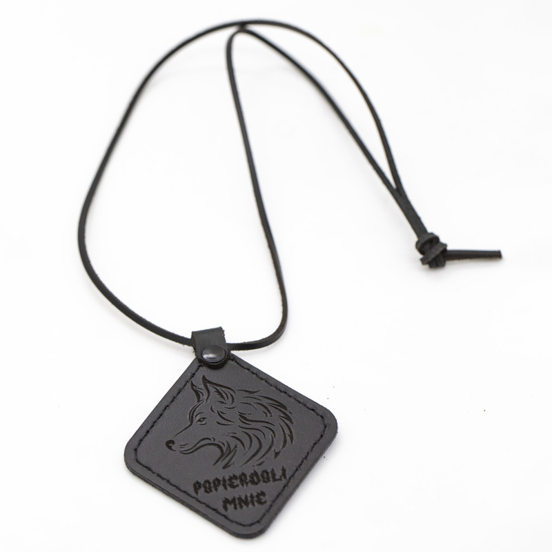 Genuine Premium Leather Necklace – Customizable with Your Uploaded Graphics