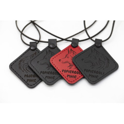 Genuine Premium Leather Necklace – Customizable with Your Uploaded Graphics