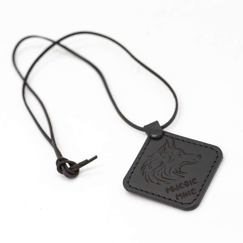 Genuine Premium Leather Necklace – Customizable with Your Uploaded Graphics