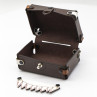 Genuine Premium Leather Jewelry Box - Small-Size