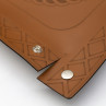 Genuine Premium Leather Tray with Engraved Graphic
