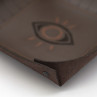 Genuine Premium Leather Tray with Engraved Graphic