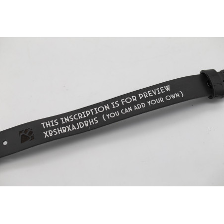Genuine Premium Leather Wristband – Customizable with Your Uploaded Graphics