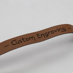 Genuine Premium Leather Wristband – Customizable with Your Uploaded Graphics
