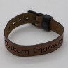 Genuine Premium Leather Wristband – Customizable with Your Uploaded Graphics