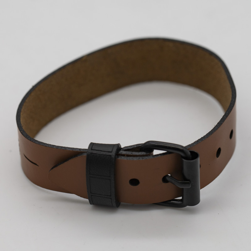 Genuine Premium Leather Wristband – Customizable with Your Uploaded Graphics