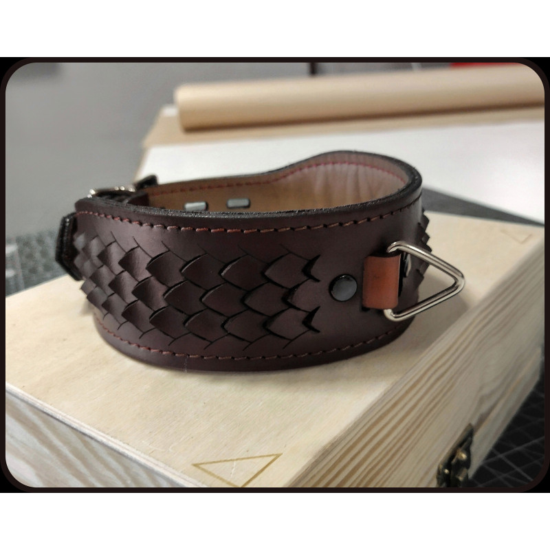 Genuine Leather Bracer Dragon Scale Arm Guard Custom Made Fantasy Cosplay Bracelet Handmade