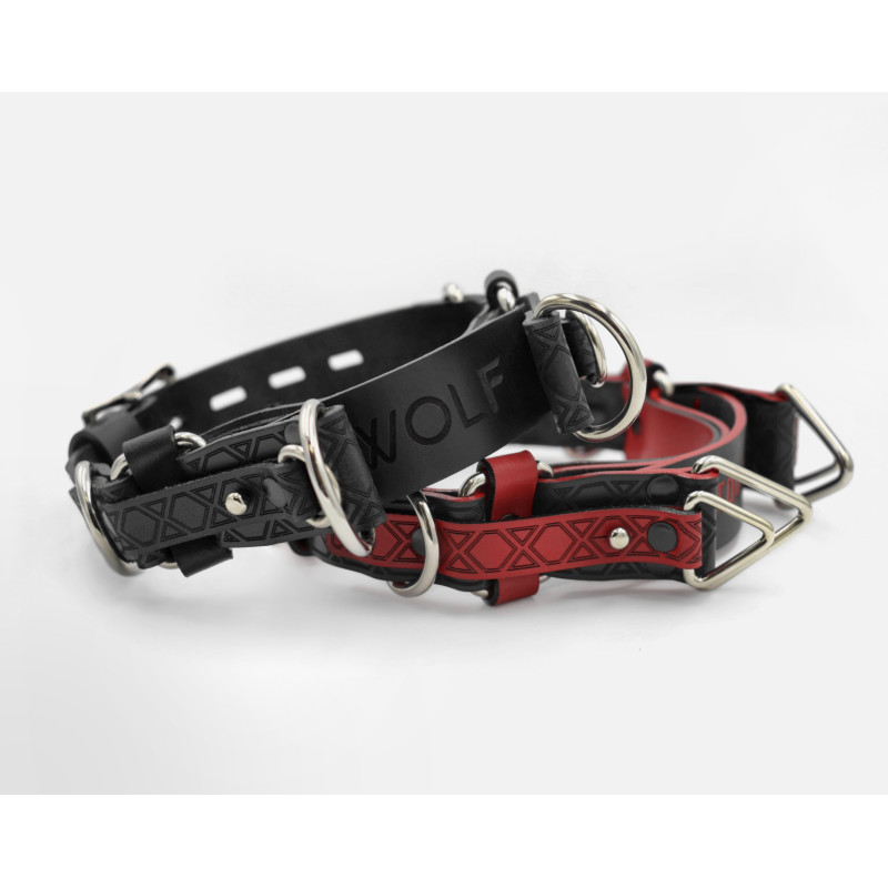 Leather Engraved Locking Choker, With a locking strap, Handmade Lockable Custom Choking Collar, BDSM Training Collar, Puppy Play