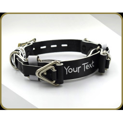 Leather Locking Choker, With a locking strap, Handmade Custom Choking Collar, BDSM Training Collar, Puppy Play