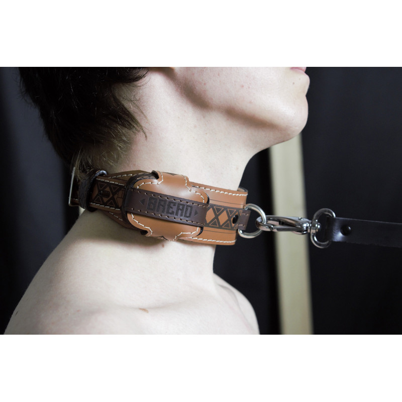 PiShock Premium Leather Shock Collar, Wifi Internet Puppy Gear, Engraved Custom BDSM Training Collar