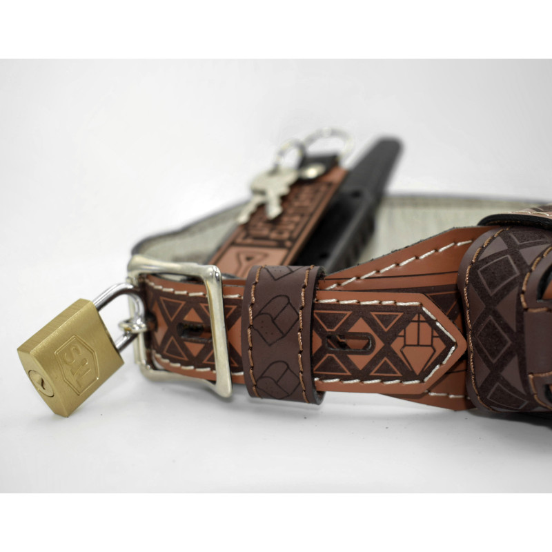 The Bread Collar For All Kinds of Breeding. BDSM Electric Leather Shock Collar. Handmade