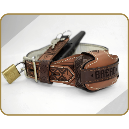 The Bread Collar For All Kinds of Breeding. BDSM Electric Leather Shock Collar. Handmade