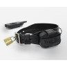 PiShock Edition Premium Leather Shock Collar, Lockable Black Electric Collar, Estim BDSM Training Collar